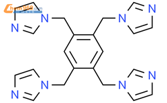 1,2,4,5-tetrakis(imidazol-1-ylmethyl)benzene结构式图片|475094-90-7结构式图片