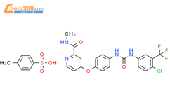 甲苯磺酸索拉菲尼结构式图片|475207-59-1结构式图片