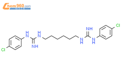 Guanidine, N,N'''-1,6-hexanediylbis[N'-(4-chlorophenyl)-结构式图片|47594-51-4结构式图片