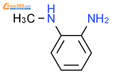 N-甲基-1,2-苯二胺结构式图片|4760-34-3结构式图片
