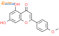 刺槐素结构式图片|480-44-4结构式图片