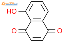 5-羟基-p-萘醌结构式图片|481-39-0结构式图片