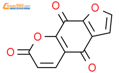 5,8-二氧代补骨脂素结构式图片|483-36-3结构式图片