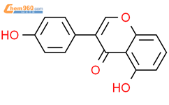 大豆异黄酮结构式图片|486-66-8结构式图片