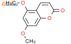 5,7-二甲氧基香豆精结构式图片|487-06-9结构式图片
