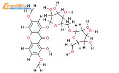 1-O-龙胆酰基-3,7-二甲氧基-8-羟基x吨酮结构式图片|487040-33-5结构式图片