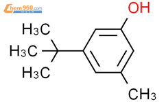 5 - 叔丁基对甲酚结构式图片|4892-31-3结构式图片