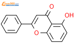 5-羟基黄酮结构式图片|491-78-1结构式图片
