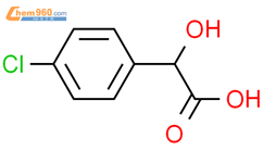 对氯扁桃酸结构式图片|492-86-4结构式图片