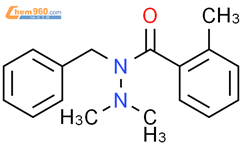 Benzoic acid, 2-methyl-, 2,2-dimethyl-1-(phenylmethyl)hydrazide结构式图片|492470-20-9结构式图片