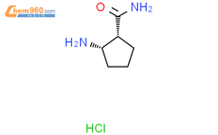 Rel-(1R,2S)-2-Aminocyclopentanecarboxamide hydrochloride结构式图片|494209-39-1结构式图片