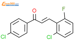 3-(2-氯-6-氟苯基)-1-(4-氯苯基)-2-丙烯-1-酮结构式图片|494762-08-2结构式图片