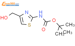 (4-羟甲基噻唑-2-基)氨基甲酸叔丁酯结构式图片|494769-44-7结构式图片
