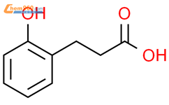 3-(2-羟基苯基)丙酸结构式图片|495-78-3结构式图片