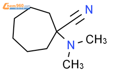 (9ci)-1-(二甲基氨基)-环庚烷甲腈结构式图片|495078-24-5结构式图片