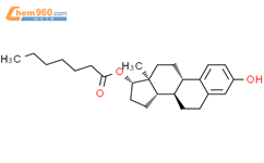 庚酸雌二醇结构式图片|4956-37-0结构式图片