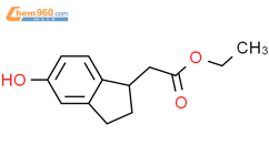 ethyl 2-[(1S)-5-hydroxy-2,3-dihydro-1H-inden-1-yl]acetate结构式图片|496061-80-4结构式图片