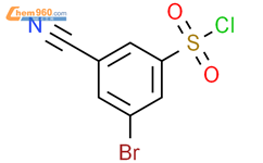 3-bromo-5-cyanobenzenesulfonyl chloride结构式图片|49674-17-1结构式图片
