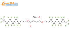 衣康酸双(全氟辛基)酯结构式图片|49676-56-4结构式图片