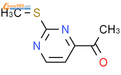 1-[2-(甲硫基)-4-嘧啶基]-乙酮结构式图片|496863-48-0结构式图片