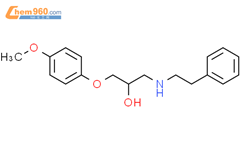2-Propanol, 1-(4-methoxyphenoxy)-3-[(2-phenylethyl)amino]-结构式图片|497884-21-6结构式图片