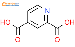 2,4-吡啶二羧酸结构式图片|499-80-9结构式图片