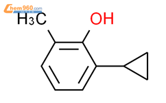 2-环丙基-6-甲基苯酚结构式图片|499236-68-9结构式图片