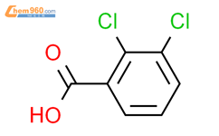 2,3-二氯苯甲酸结构式图片|50-45-3结构式图片