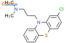 氯丙嗪结构式图片|50-53-3结构式图片