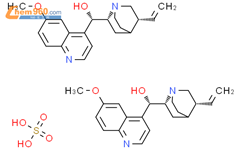 硫酸奎尼定结构式图片|50-54-4结构式图片