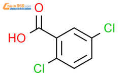 2,5-二氯苯甲酸结构式图片|50-79-3结构式图片