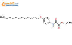 Acetic acid, [[4-(dodecyloxy)phenyl]amino]oxo-, ethyl ester结构式图片|500000-46-4结构式图片