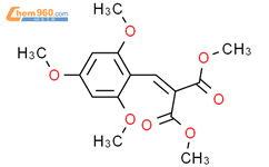 Propanedioic acid, [(2,4,6-trimethoxyphenyl)methylene]-, dimethyl ester结构式图片|500000-66-8结构式图片