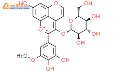Petunidin 3-O-glucoside-acetaldehyde结构式图片|500133-26-6结构式图片