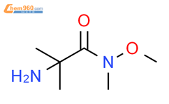 2-amino-N-methoxy-N,2-dimethylpropanamide结构式图片|500168-13-8结构式图片
