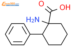 1-氨基-2-苯基环己烷羧酸结构式图片|5034-75-3结构式图片
