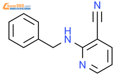 2-(苄基氨基)烟腈结构式图片|50351-72-9结构式图片