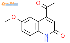 4-乙酰基-6-甲氧基-2(1H)-喹啉酮结构式图片|5046-48-0结构式图片