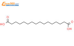 十六烷基二酸结构式图片|505-54-4结构式图片
