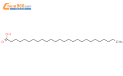 二十六烷酸结构式图片|506-46-7结构式图片