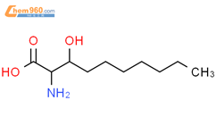 Decanoic acid, 2-amino-3-hydroxy-结构式图片|50730-86-4结构式图片
