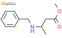 3-（苄氨基）丁酸甲酯结构式图片|507444-65-7结构式图片