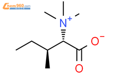 (1S,2S)-1-羧基-N,N,N,2-四甲基-1-丁铵 内盐结构式图片|50816-94-9结构式图片
