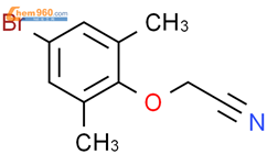 2-(4-BROMO-2,6-DIMETHYLPHENOXY)ACETONITRILE结构式图片|508189-19-3结构式图片