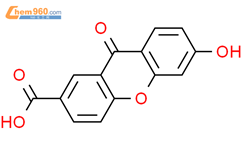 6-羟基-9-氧亚基-9H-呫吨-2-羧酸结构式图片|50970-72-4结构式图片
