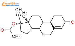 醋酸炔诺酮结构式图片|51-98-9结构式图片