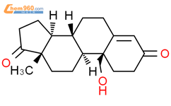 19-羟基雄甾-4-烯-3,17-二酮结构式图片|510-64-5结构式图片