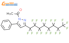 1-Acetyl-3(5)-perfluorooctyl-5(3)-phenylpyrazole结构式图片|511243-94-0结构式图片