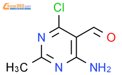 4-氨基-6-氯-2-甲基-5-嘧啶甲醛结构式图片|51290-87-0结构式图片