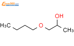 1-丁氧基-2-丙醇结构式图片|5131-66-8结构式图片